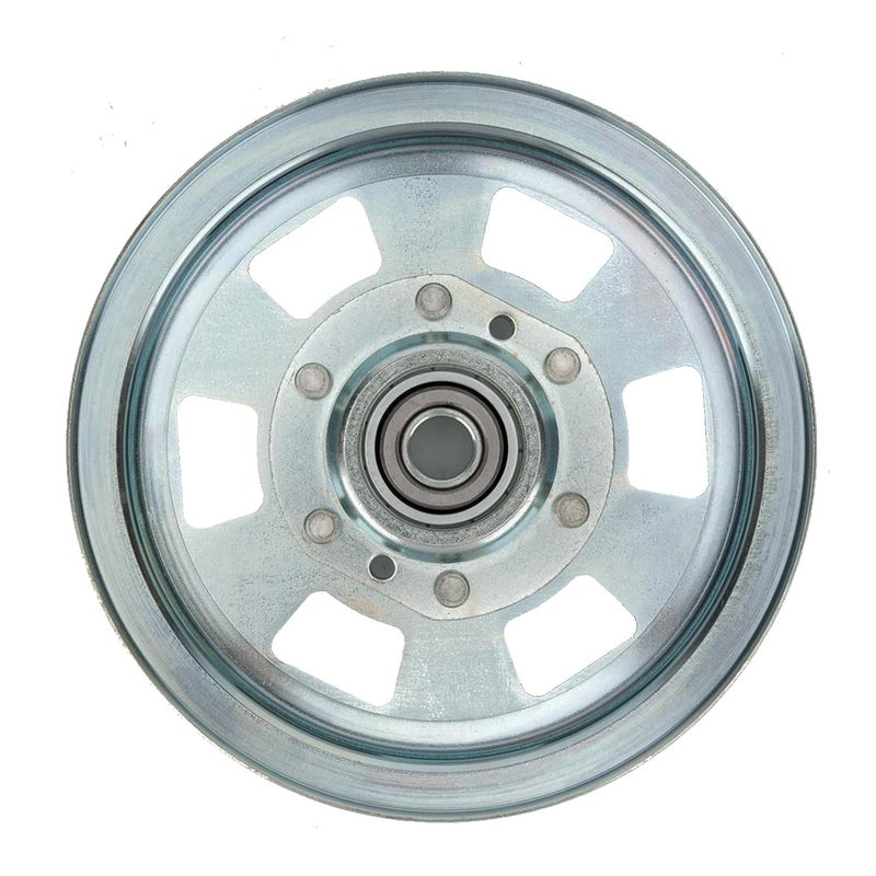 Xiaoyudou 2 Pack Flat ldler Pulley Fit for Bad boy 48" 50" 54" 60" ZT Series, 48" 54" MZ Series, 54" 61" 72" Outlaw Series Replaces 033-8000-00 033-2000-00 033-7201-00 033-7201-25 - Image 3